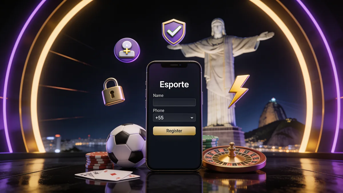 Login pelo Aplicativo e Navegador Móvel para jogadores no Brasil